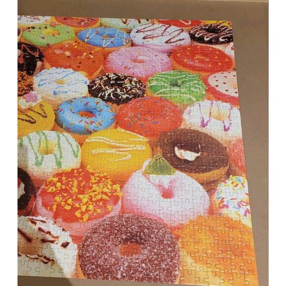 1000 piece Jigsaw puzzle Doughnuts Complete - Picture 7 of 7